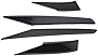 Side Rearview Mirror Trims Fit For Hyundai Encino Kauai Kona 17-20 SUV, ABS Plastic Rearview Side Mirror Mouldings Strips Cover Trim(Carbon Fiber)