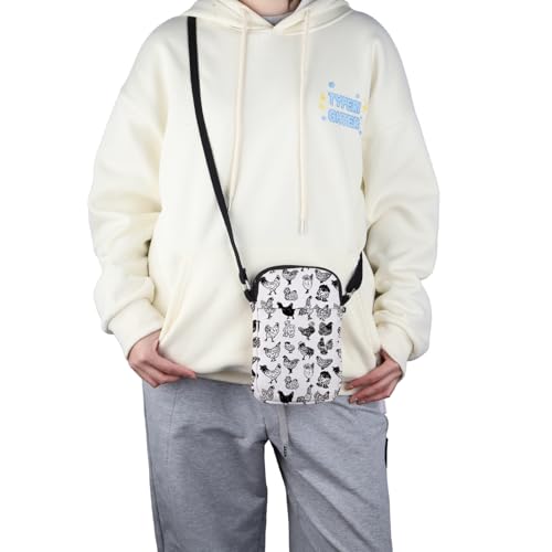 G2TUP Chicken Lover Gift Chicken Design Crossbody Bag Chicken Mom Travel Bag Farm Mom Gift4