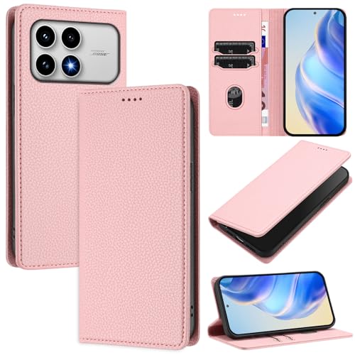 �Ή��@�� for Xiaomi Poco F8 Pro 5G,�Ή��@�� for Redmi K90 5G �t���b�v�L�b�N�X�^���h�E�}�O�l�b�g���J���E�H���b�g�J�o�[ Pink