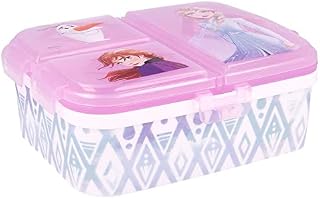 Frozen 2 XL Multi Compartment Rectangular Lunch Food Box Container, BPA Free
