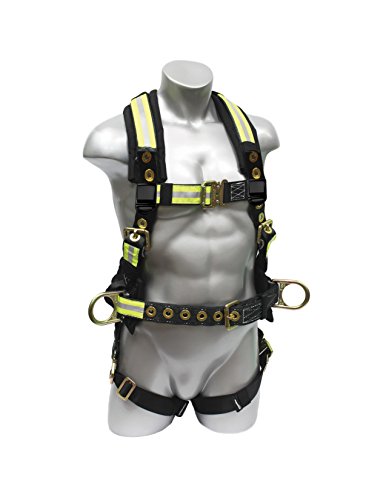 Elk River FireFly Platinum Series Harness with Quick Connect Buckles, 3 D-rings, Polyester/Nylon, Large