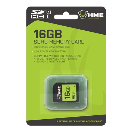 Image of HME SD Cards - Compact Durable Reliable High-Speed Memory Cards Compatible with SDHC Slot Devices, 16GB