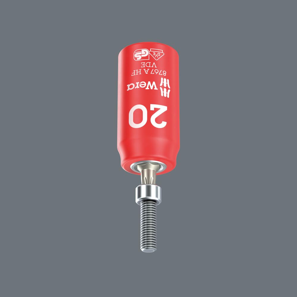 8100 SA VDE 1 Juego de carraca Zyklop, aislada, con palanca de conmutación, con arrastre de 1/4", métricas, 22 piezas
