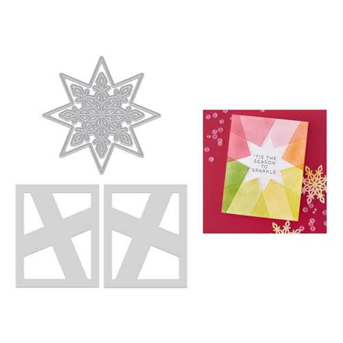 Troqueles y plantillas Very Merry Star para decorar tus álbumes de recortes en Navidad