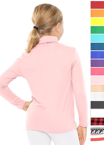Image of STRETCH IS COMFORT Girl's Oh So Soft Long Sleeve Turtleneck | Youth Size 2-16