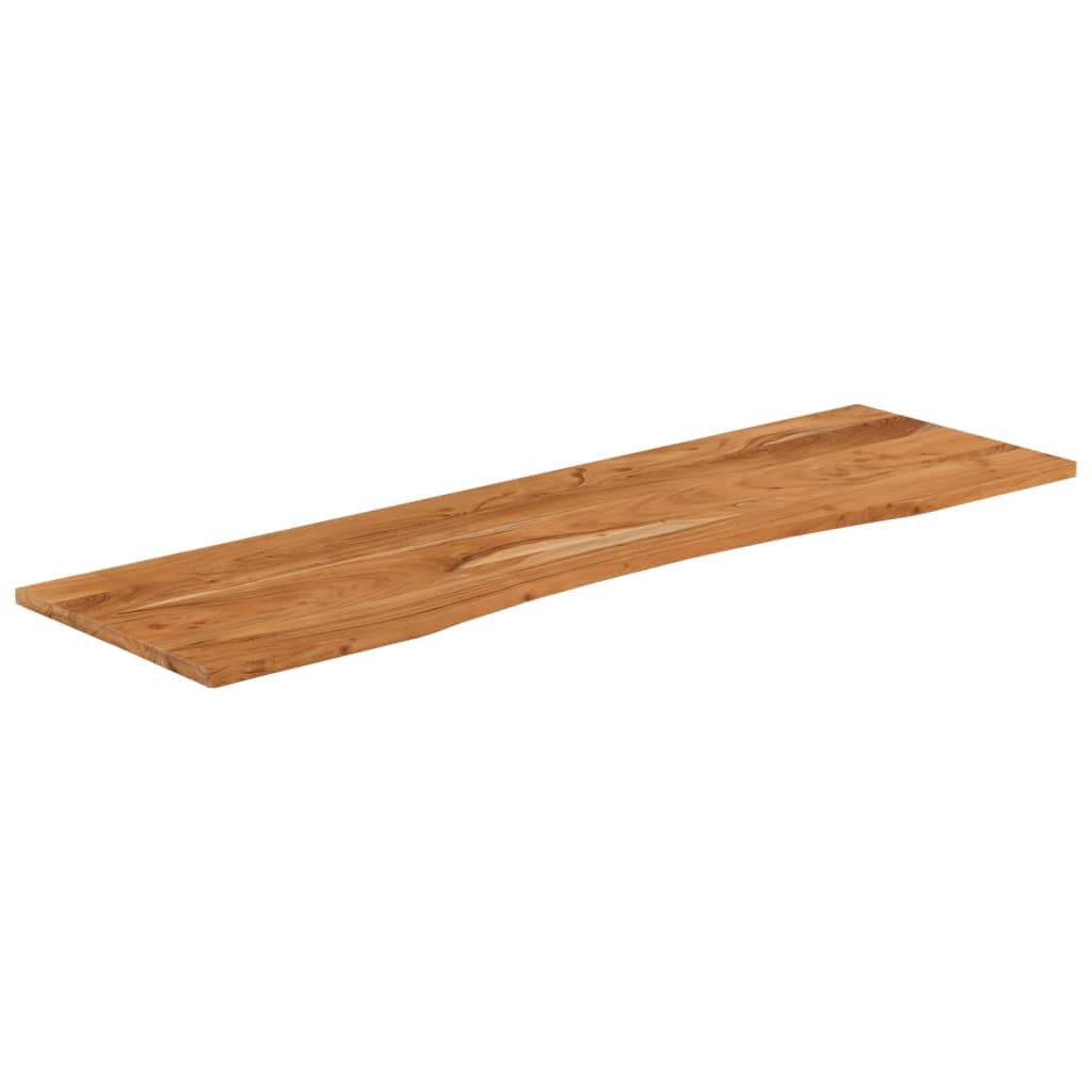 vidaXL Tablero de Escritorio Rectangular, Superficie de Mesa, Tablero de Trabajo Comedor, Superficie para Oficina, Madera de Acacia 140x50x2,5 cm