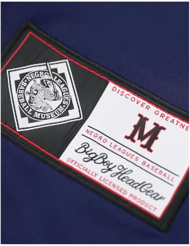 Big Boy Atlanta Black Crackers S5 Adult Baseball Jersey [Navy Blue] - ID#75099-115-207-0-0 miniatura 7