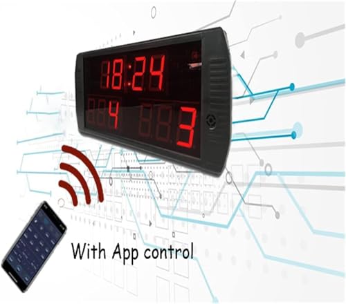Marcador electrónico deportivo con control remoto y montaje miniatura 4