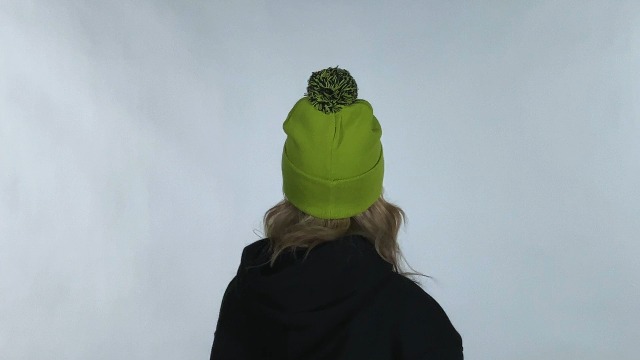 Cappello The Grinch Unisex Lavorato A Maglia Con Risvolto - Verde - Taglia Unica - Regalo Di Natale Ufficiale