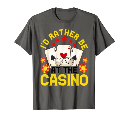Divertido regalo de casino para hombres y mujeres Cool Gambler Gambling Lover Camiseta