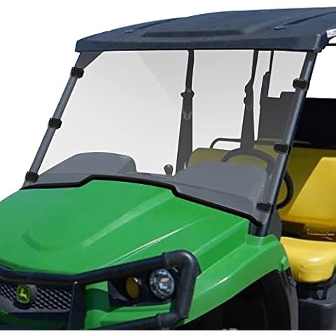 StarknightMT UTV Front Full Windshield Compatible with Gator XUV 550 560 560E 590E 590i 590M Used with Tops,Hard PC Clear Scratch Proof Windshield Cover