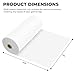 JHDZDHY 54 Inch X 300 Feet Plastic Table Cover Roll Premium Disposable Plastic Tablecloth for All Type/Shape Tables | Picnic, Party, Banquet, Birthdays, Weddings (White, 54 Inch X 300 Feet)