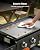 VEVOR Gas Griddle, 4-Burner Flat Top Grill, 36 inch Grill Plate Foldable Propane Griddle with Wheels, 60000 BTU Outdoor Flat Top Grills for Pan-Frying, Grilling, Stir-Frying, & BBQ, Pulse Ignition