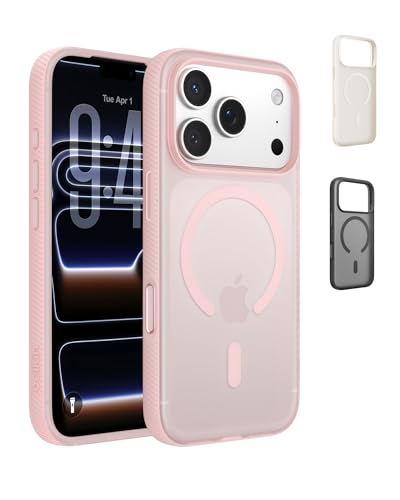 Image of Belkin iPhone 17 Pro Case | Magsafe, Slim, Anti-Yellowing, Anti-Scratch, 4M Drop Protection | 2 Years Warranty | Grip - Pink
