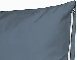 Kit 2 Fronhas C/Zíper Percal Flex 400 Fios 70cm X 50cm Simples (Azul Topázio)