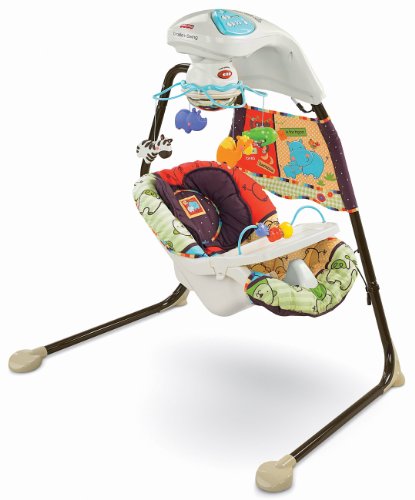 Mattel V4956 Fisher Price Baby Gear Baby Zoo Babyschaukel Amazon De Baby