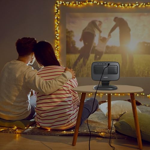 Philips, Neopix 450 Smart, Heimkino-Beamer, Full HD 1920 x 1080p, 500 Lumen, Google TV, LED-Lichtquelle, Spiegelmodus, WLAN 6, Stereo-Sound 2 x 5 W, Schwarz