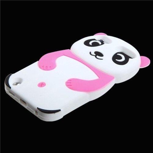 Asmyna White Panda with Pink Hands for iPod touch 5