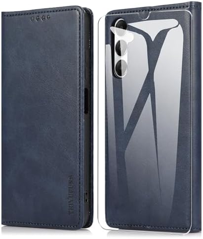 owlhold Coque Honor 200 Lite Cuir PU Premium Fentes Cartes Etui Pochette de Portefeuille avec Fonction Support Case à Rabat Coque Honor 200 Lite - Bleu Vert