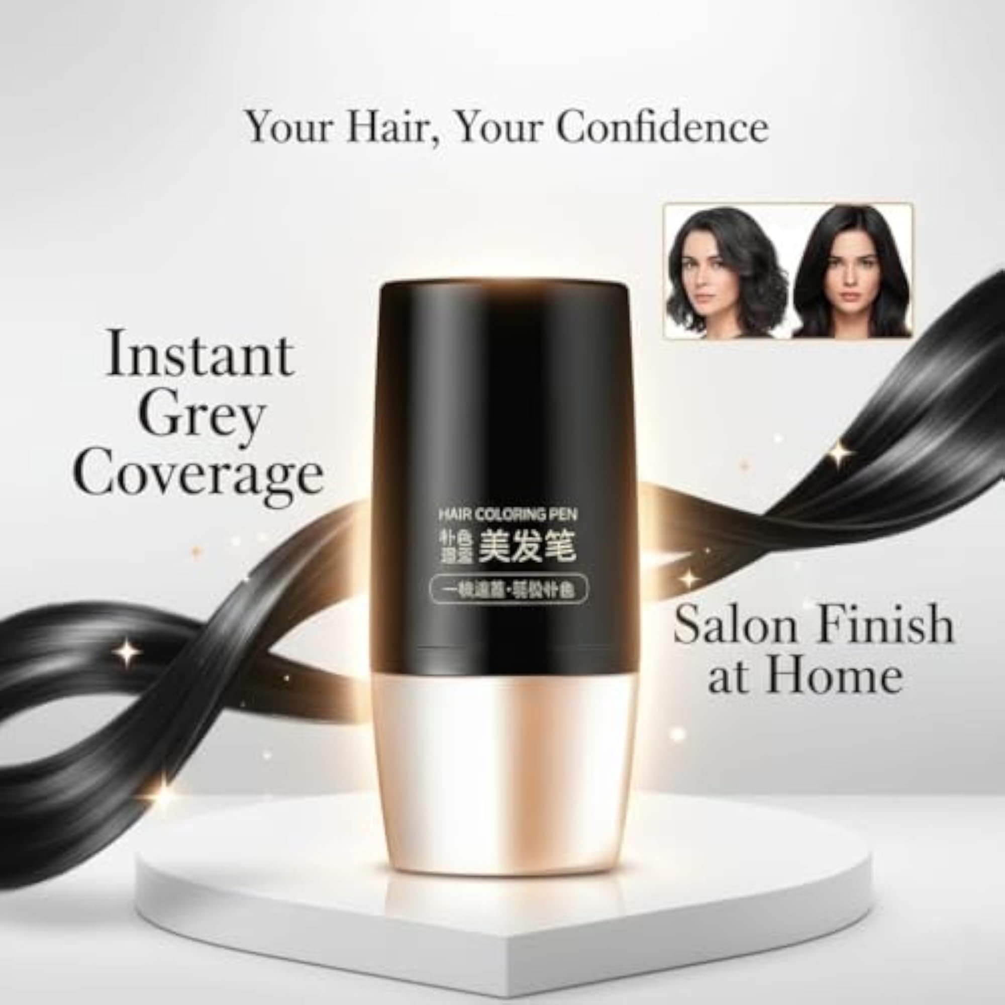 Hair Color Stick, Instant Dye Comb