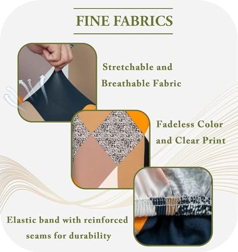 Image of P-PLUS INTERNATIONAL Dining Chair Cover Frill Full Cover Set of 6 Seater Seat Cover for Office Chair Dining Stretchable Chair Cover (Set of 6)