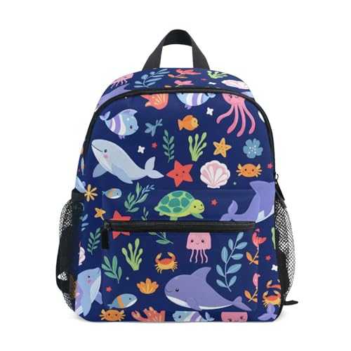 Sac à dos dauphin enfants léger pour éviter le mal de dos en école maternelle