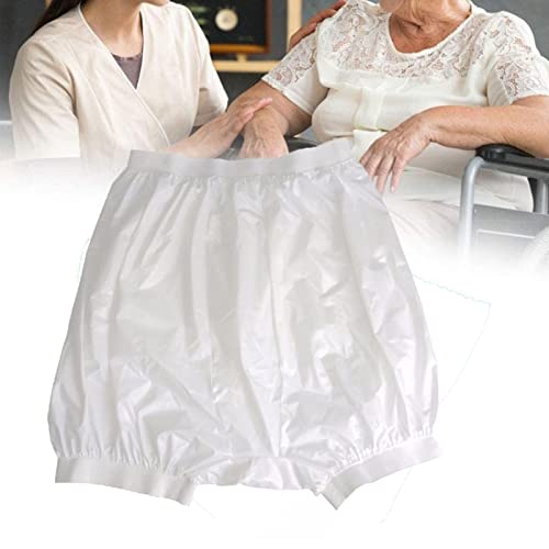 Swing Penguin Washable Underwear, Waterproof Pants Mens and Womens, for Urinary Incontinence, White Large (Size : X-Large)