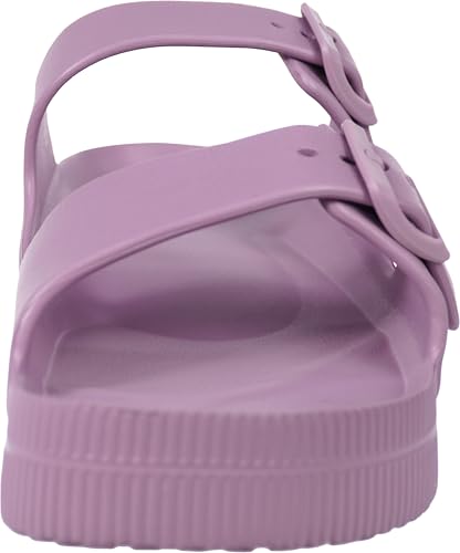Image of Weweya Platform Sandals Women Arch Support Sandal Buckle Straps Slides