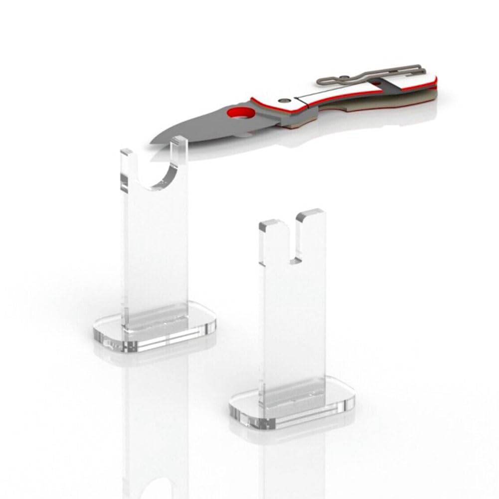 Supports à Couteaux En Acrylique Sudemota - Lot De 2, 27 X 6,5 Cm, Transparent, Facile à Installer Rangement Couteaux Supports à Couteaux En Acrylique Sudemota - Lot De 2, 27 X 6,5 Cm, Transparent, Facile à Installer Rangement Couteaux