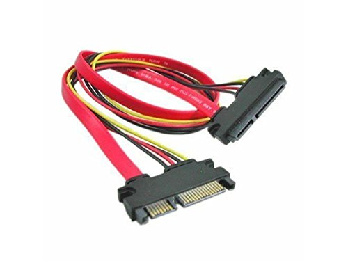 Cable Extensión Serial ATA 22pin 7+15pin Male a Female