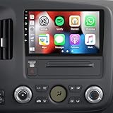 4+64G Car Stereo Radio for Honda Ridgeline 2006-2014, 10.1' Android 13 Wireless Car Radio Stereo Touchscreen Head Unit with CarPlay Android Auto GPS Navi SWC DSP FM WiFi Bluetooth Camera Mic