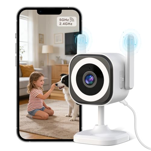 2K Waterproof Security Camera with Night Vision