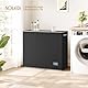 SOLEDI 180L Wäschekorb, Wäschesammler mit Deckel, 3 Fächer und 3 Wäschesack - Großer XXXL Wäschesortierer für Badezimmer, Schlafzimmer, Wäschekammer, Kinderzimmer - 3 x 60L
