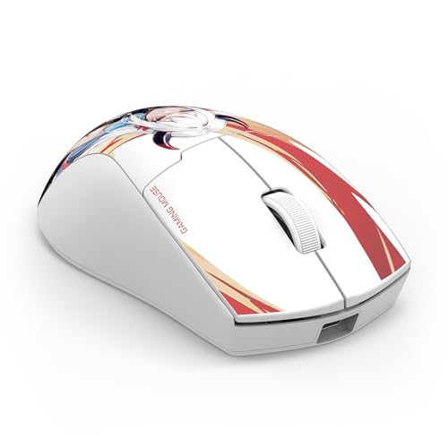 M918AK Mouse da gioco wireless a 3 modalità, mouse leggero da 55 G 26 K DPI con impugnatura ergonomica naturale, pulsanti completamente programmabili, software supporta associazioni di tasti - Mouse gaming - Immagine 2