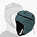 Aymzbd Soft Shell Football Helmet, Rugby Helmet Soft Padded Headgear Adjustable Head Protector for Youth Kids Adults Dark Green