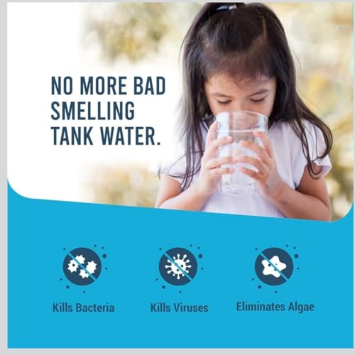 Image of EVERSYS Chlorine Tablets for Water Tank Purification | 50 Tablets for 50,000L | Waters Cleaning Tablet for Safe Drinking Water | Tank Cleaning & Disinfection Tablets for Home Use