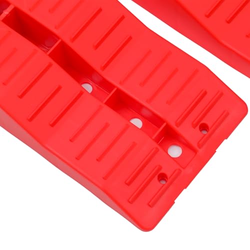KATSU Rampe di Livellamento per Roulotte 2 Pezzi Capacità 5 Ton 3 Livelli Cunei Livellamento Camper da Campeggio in Plastica per Impieghi Gravosi per Garage Officina Auto - 3