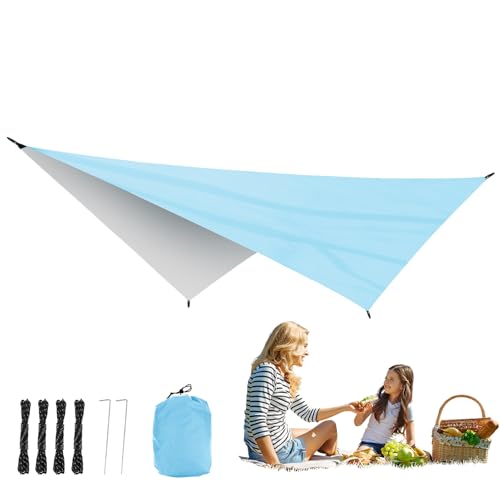 Toldo cubierta de sombra impermeable contra el calor en terraza 8