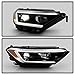ACANII - For [Factory LED Projector Model] 2019-2021 Volkswagen Jetta LED DRL Headlight Headlamp Replacement - Passenger