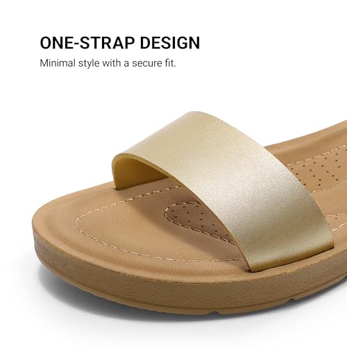 Image of DREAM PAIRS Women's Ankle Strap Flat Sandals