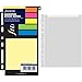 Filofax 130136 Haftnotizen, farbig sortiert & 343612 Klarsichthülle A5, oben offen