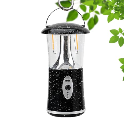 tongfeng Linterna de camping | Luz portátil ultrabrillante con 3 modos de luz | Linterna de supervivencia, luz de tienda de campaña al aire libre para patio, supervivencia y camping