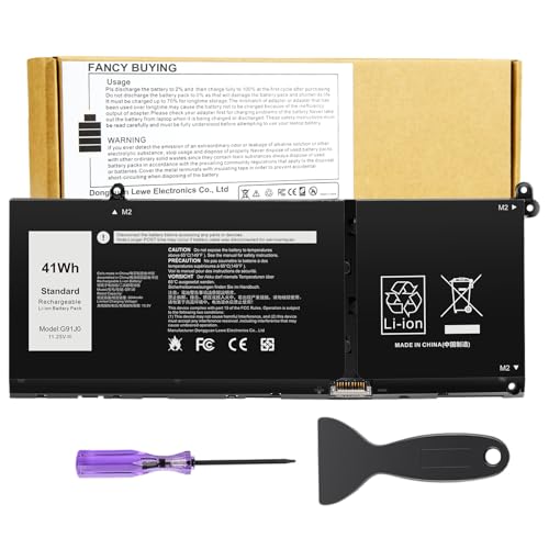 Image of G91J0 Battery for Dell Latitude 3320 3330 3420 3520 Inspiron 3510 3511 3515 3520 3525 3530 5310 5320 5330 5410 5415 5418 5510 5515 5518 5430 5435 7415 7420 7415 Vostro 5620 5625 V6W33 TN70C 0PG8YJ