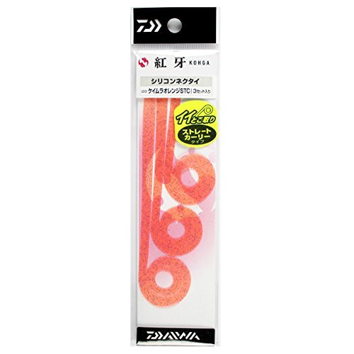 Daiwa Tairaba Kongo Silicone Tie STC (Straight Curle), Keimura Orange Lurex Lure