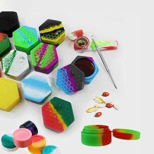 Mann Mart‚Versatile Silicone Storage Containers for Oils, Waxes, & Jewelry ‚¨ Leakproof, & Multi-Sized Options-picture-11