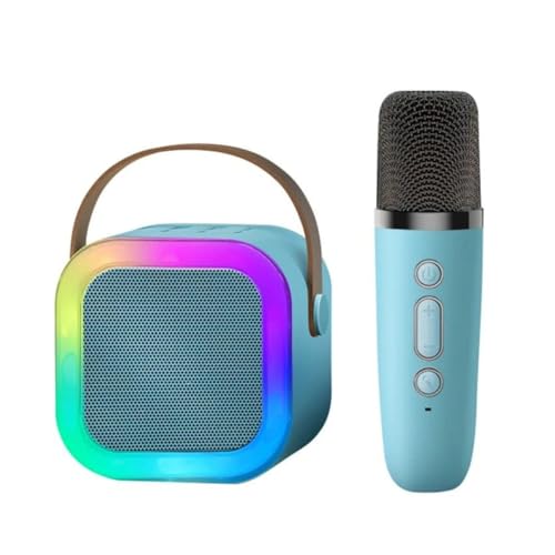 Mini Karaokê Infantil Bluetooth Caixa de Som Com Microfone Com Efeito De Vozes Divertidas Para Brinc