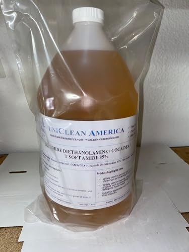 Cocamide Diethanolamine - COCA DEA - Cocamide DEA 85% - UniClean America - Made in USA - Size: 2 Gallons