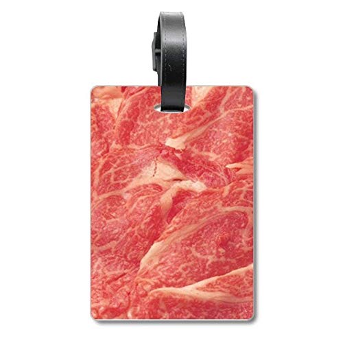 Viande brute lamb rolls étiquette pour valise évitant les pertes de bagages