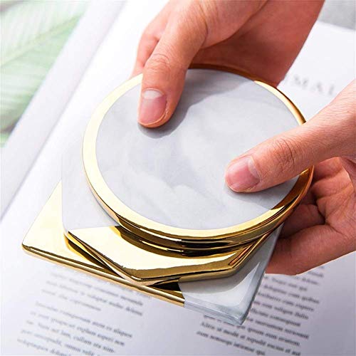 Sets de table antidérapants plaqués or parfaits pour recevoir