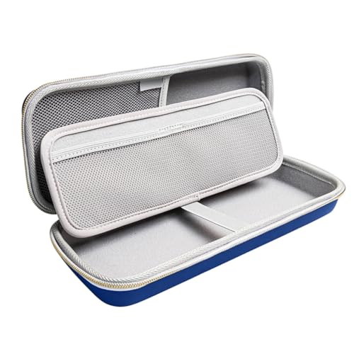 XITEA Stoßfeste Aufbewahrungsbox, Hartschalen-Tragetasche für Stethoskop, medizinisches Fachpersonal, mit doppelten Netztaschen, blau, Taschen-Organizer